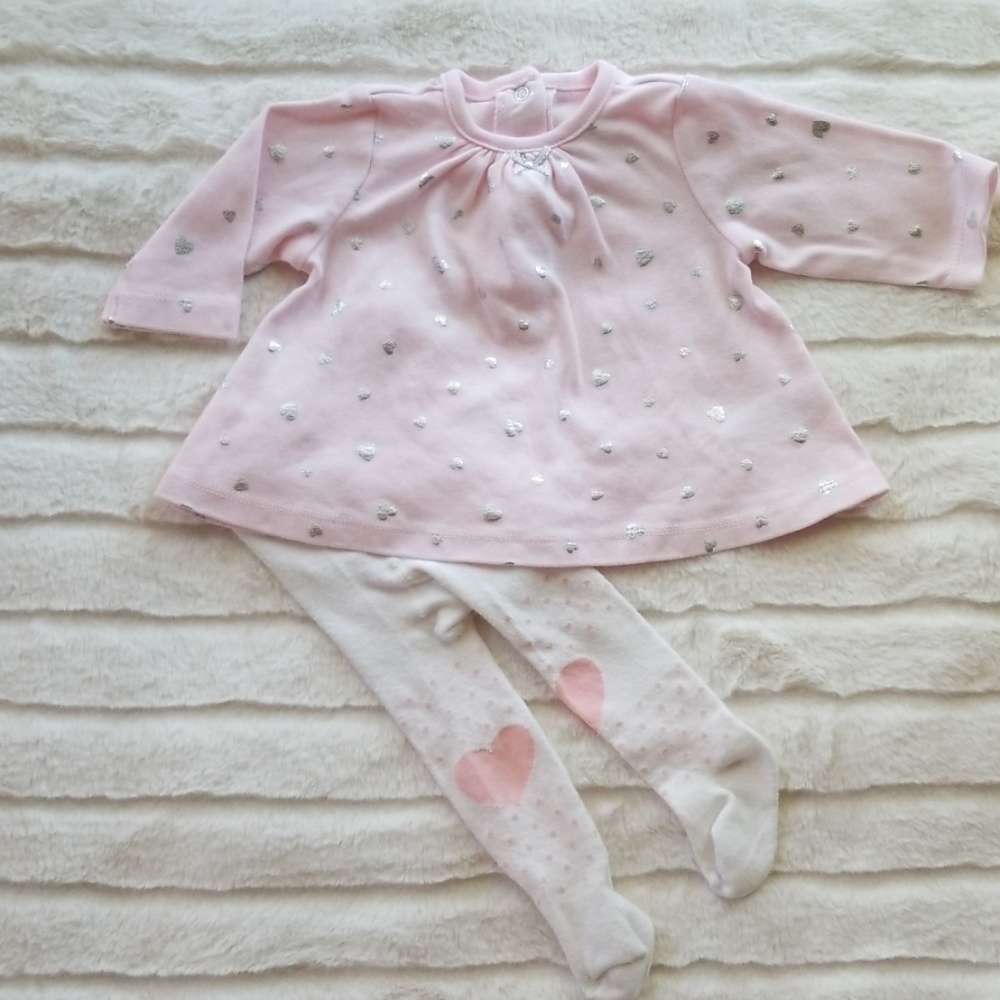 Little Me heart outfit